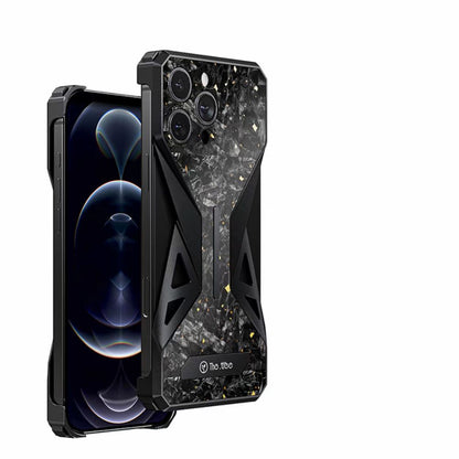 Real Carbon Fiber Titanium Bumper Case For iPhones